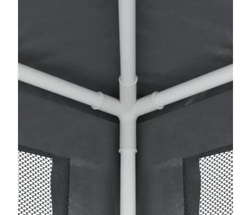 Peotelk 4 Võrgust Külgseinaga, Antratsiit, 3 X 3 M Hdpe