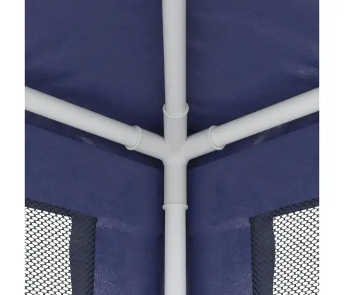 Svinību Telts, Ar 4 Sieta Sienām, 3X4 M, Zila, Hdpe Vidaxl