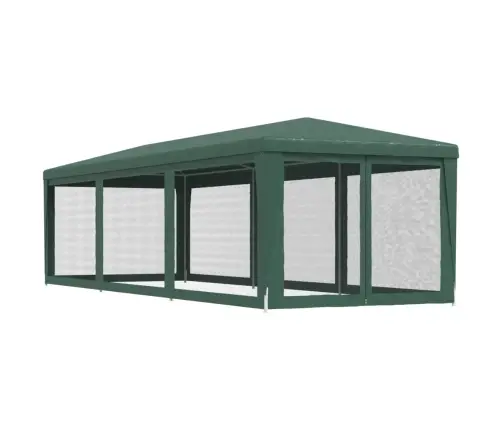 Peotelk 8 Võrgust Külgseinaga, Roheline, 3 X 9 M Hdpe