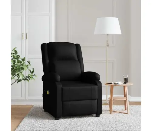 Masāžas Krēsls, Melna Mākslīgā Āda Vidaxl