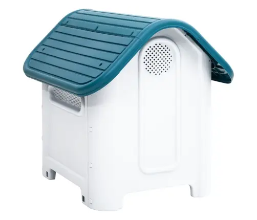 Šuns Būda, Mėlynos Spalvos, 59X75X66cm Polipropilenas