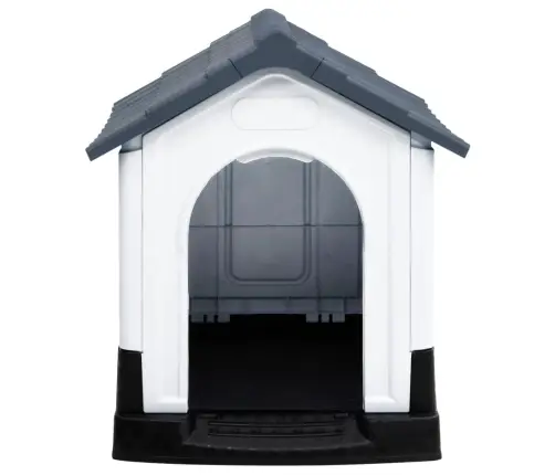 Šuns Būda, Pilka, 57X68X66 cm Polipropilenas