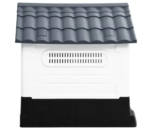 Šuns Būda, Pilka, 57X68X66 cm Polipropilenas