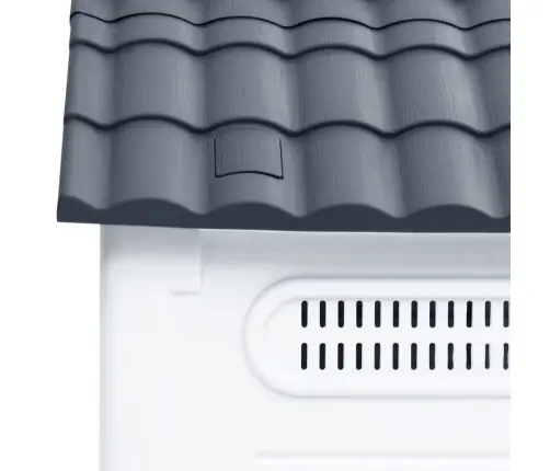 Šuns Būda, Pilka, 57X68X66 cm Polipropilenas