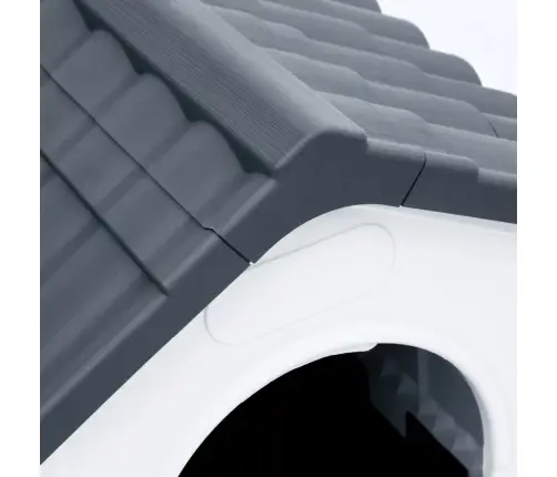 Šuns Būda, Pilka, 57X68X66 cm Polipropilenas