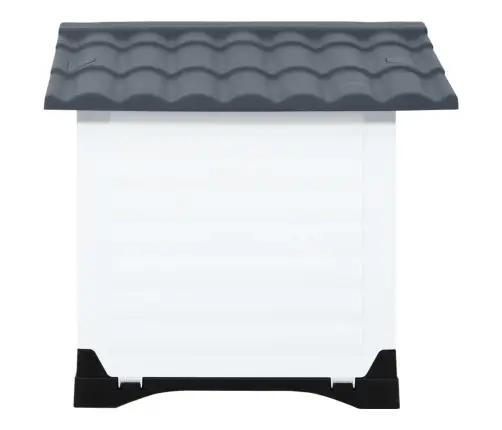 Suņu Būda, Pelēka, 90,5X68X66 Cm, Polipropilēns Vidaxl