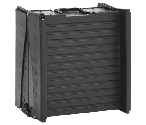 Kokkupandav Koerte Kaldtee, Must, 153 X 40 X 12,5 cm Plast