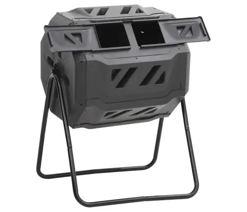 Sodo Komposto Dėžė, Juodos Spalvos, 73X64X95cm 160L