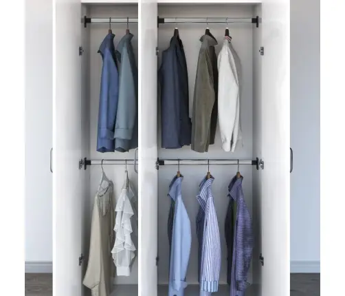 Teleskopiskās Skapja Sliedes, 4 Gab., Sudraba Krāsa, 58-100 Cm Vidaxl