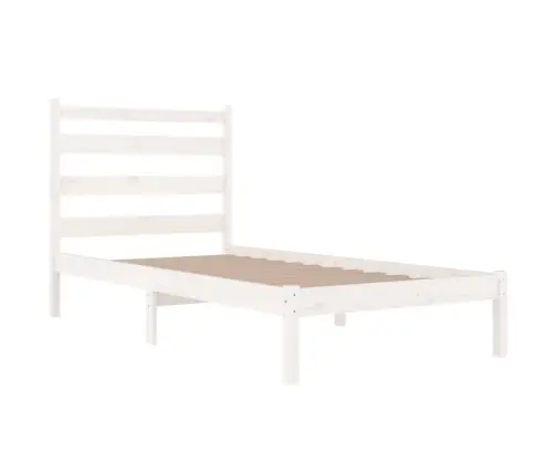 Lovos Rėmas, Baltos Spalvos, 100X200cm Pušies Medienos Masyvas
