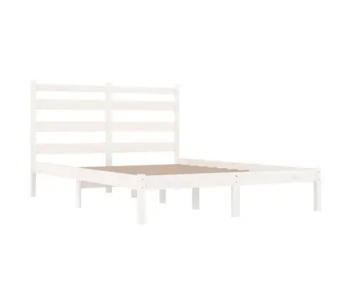 Lovos Rėmas, Baltos Spalvos, 120X200cm Pušies Medienos Masyvas