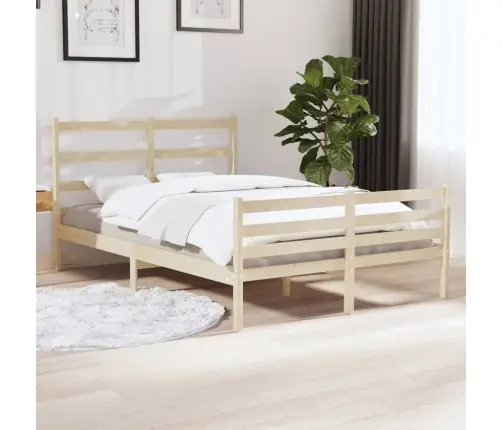 Lovos Rėmas, 140X190cm Pušies Medienos Masyvas