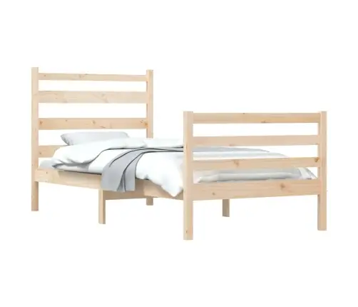 Gultas Rāmis, Priedes Masīvkoks, 90X200 Cm Vidaxl