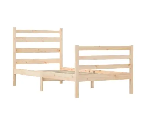 Gultas Rāmis, Priedes Masīvkoks, 90X200 Cm Vidaxl