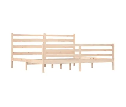 Lovos Rėmas, 200X200cm Pušies Medienos Masyvas