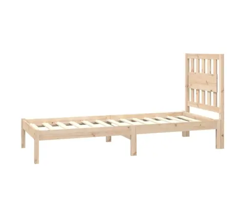 Gultas Rāmis, Masīvkoks, 75X190 Cm, Mazs, Vienvietīgs Vidaxl