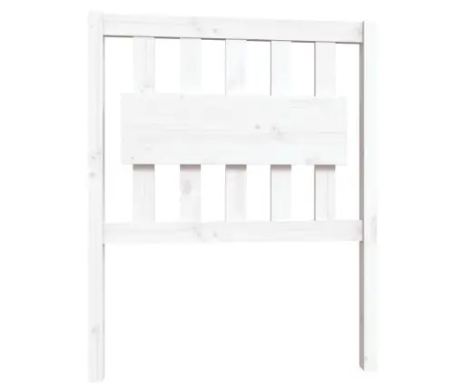 Lovos Rėmas, Baltas, 75X190cm Pušies Masyvas, Vienvietis