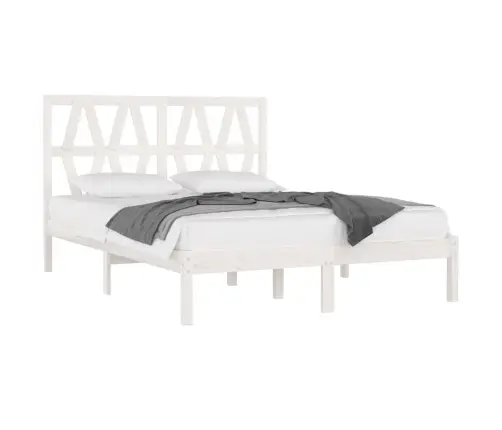 Lovos Rėmas, Baltas, 150X200cm Pušies Masyvas, Didelis