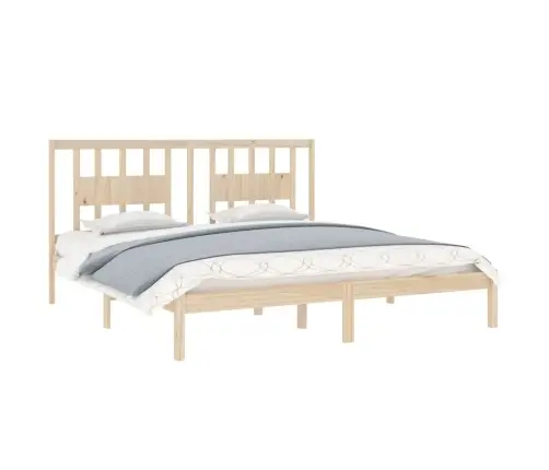 Gultas Rāmis, Priedes Masīvkoks, 200X200 Cm Vidaxl