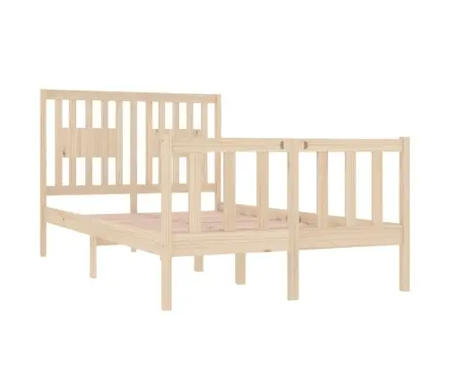 Voodiraam, Täismännipuit, 120 X 190 Cm