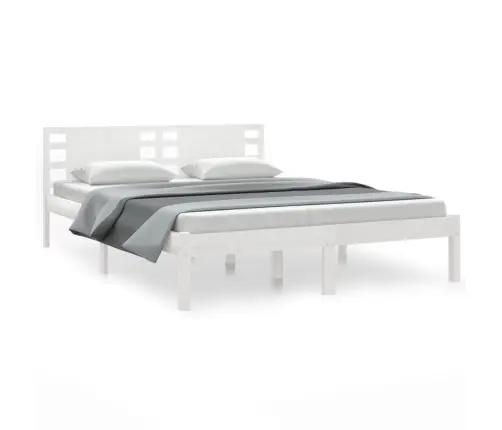 Lovos Rėmas Be Čiužinio, Baltas, 120X200cm Pušies Masyvas