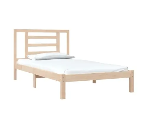 Lovos Rėmas Be Čiužinio, 90X200cm Pušies Medienos Masyvas
