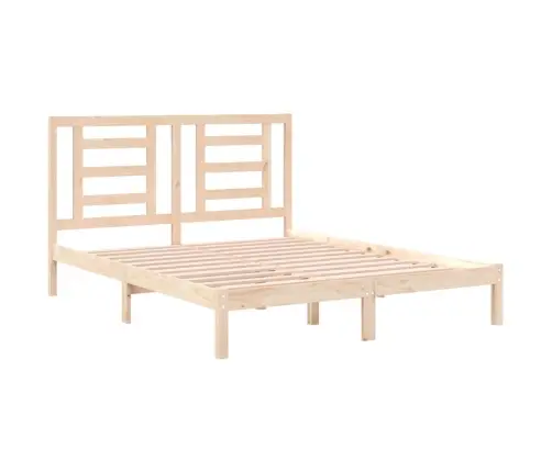 Gulta Bez Matrača, 150X200 Cm, Priedes Masīvkoks Vidaxl