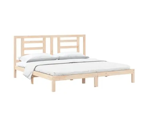 Lovos Rėmas Be Čiužinio, 200X200cm Pušies Medienos Masyvas Lovos Rėmas Be Čiužinio, 200X200cm Pušies Medienos Masyvas
