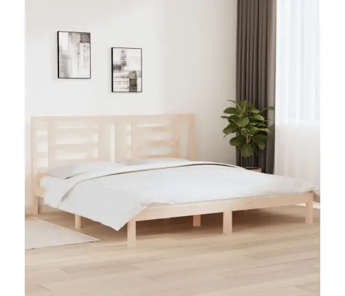 Lovos Rėmas Be Čiužinio, 200X200cm Pušies Medienos Masyvas Lovos Rėmas Be Čiužinio, 200X200cm Pušies Medienos Masyvas