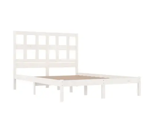 Voodiraam Ilma Madratsita, Valge, 180 X 200 cm Männipuit