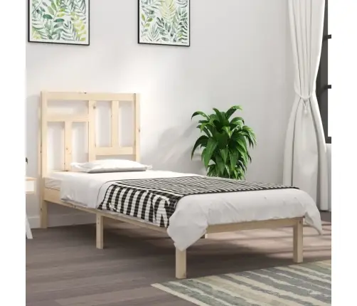 Gulta Bez Matrača, 90X200 Cm, Priedes Masīvkoks Vidaxl