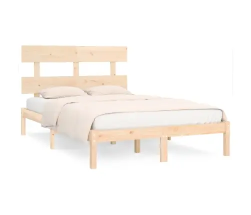 Led-Voodiraam, Valge, 180 X 200 cm Täispuit