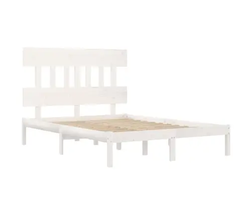 Lovos Rėmas, Baltos Spalvos, 140X190cm Medienos Masyvas