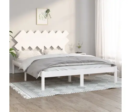 Lovos Rėmas, Baltos Spalvos, 140X200cm Medienos Masyvas
