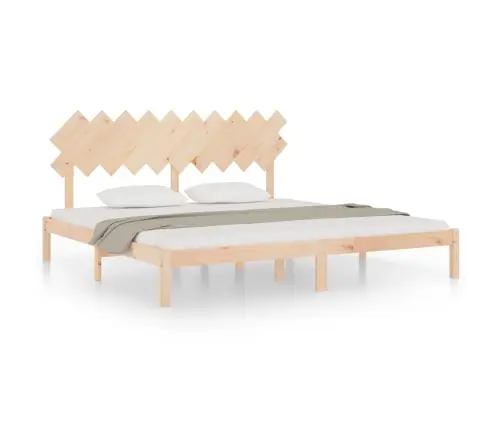 Gultas Rāmis, 200X200 Cm, Priedes Masīvkoks Vidaxl