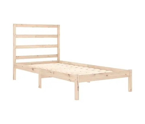 Gultas Rāmis, Masīvkoks, 90X190 Cm, Vienvietīgs Vidaxl
