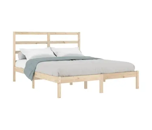 Voodi Ilma Madratsita, 120 X 200 cm Männipuit