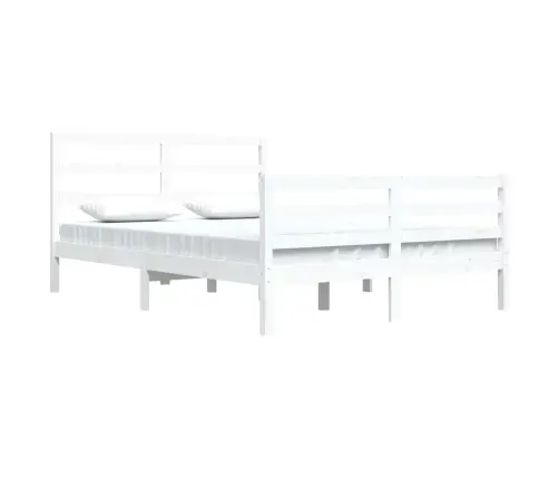 Lovos Rėmas, Baltos Spalvos, 160X200cm Pušies Medienos Masyvas