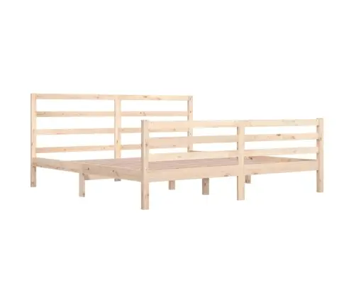 Gultas Rāmis, Priedes Masīvkoks, 200X200 Cm Vidaxl