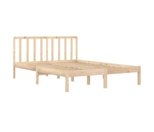 Gultas Rāmis, Priedes Masīvkoks, 120X190 Cm, Mazs, Divvietīgs Vidaxl