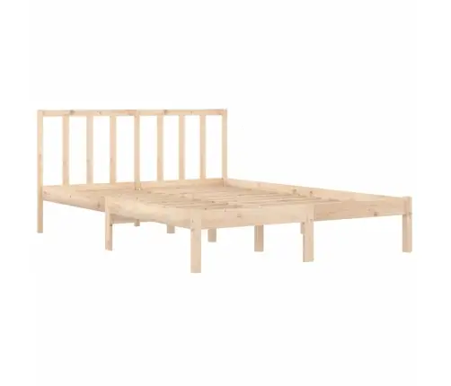 Gultas Rāmis, Priedes Masīvkoks, 160X200 Cm Vidaxl