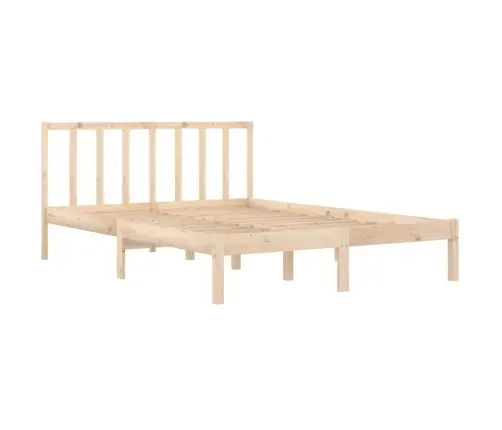 Voodiraam, 135 X 190 cm Männipuit