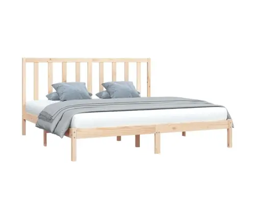 Gultas Rāmis, Priedes Masīvkoks, 200X200 Cm Vidaxl