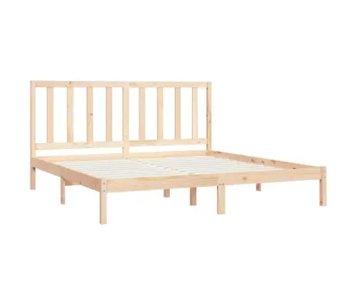 Gultas Rāmis, Priedes Masīvkoks, 200X200 Cm Vidaxl