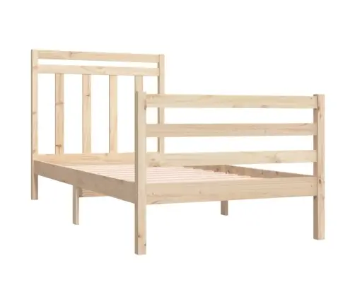 Gultas Rāmis, Masīvkoks, 90X190 Cm, Vienvietīgs Vidaxl