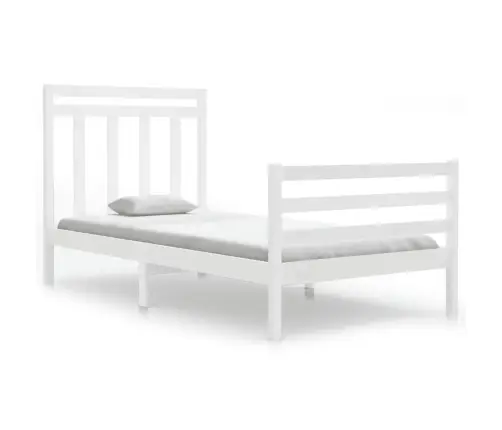 Lovos Rėmas, Baltos Spalvos, 100X200cm Medienos Masyvas