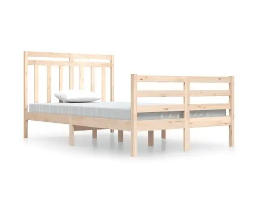 Gultas Rāmis, Masīvkoks, 120X200 Cm Vidaxl