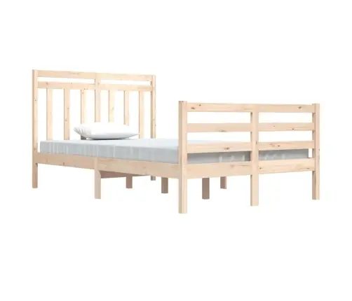 Gultas Rāmis, Masīvkoks, 120X200 Cm Vidaxl