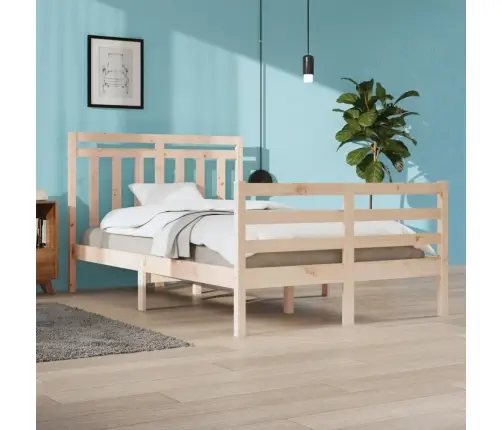 Gultas Rāmis, Masīvkoks, 120X200 Cm Vidaxl