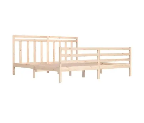 Voodiraam, Täispuit, 200 X 200 Cm